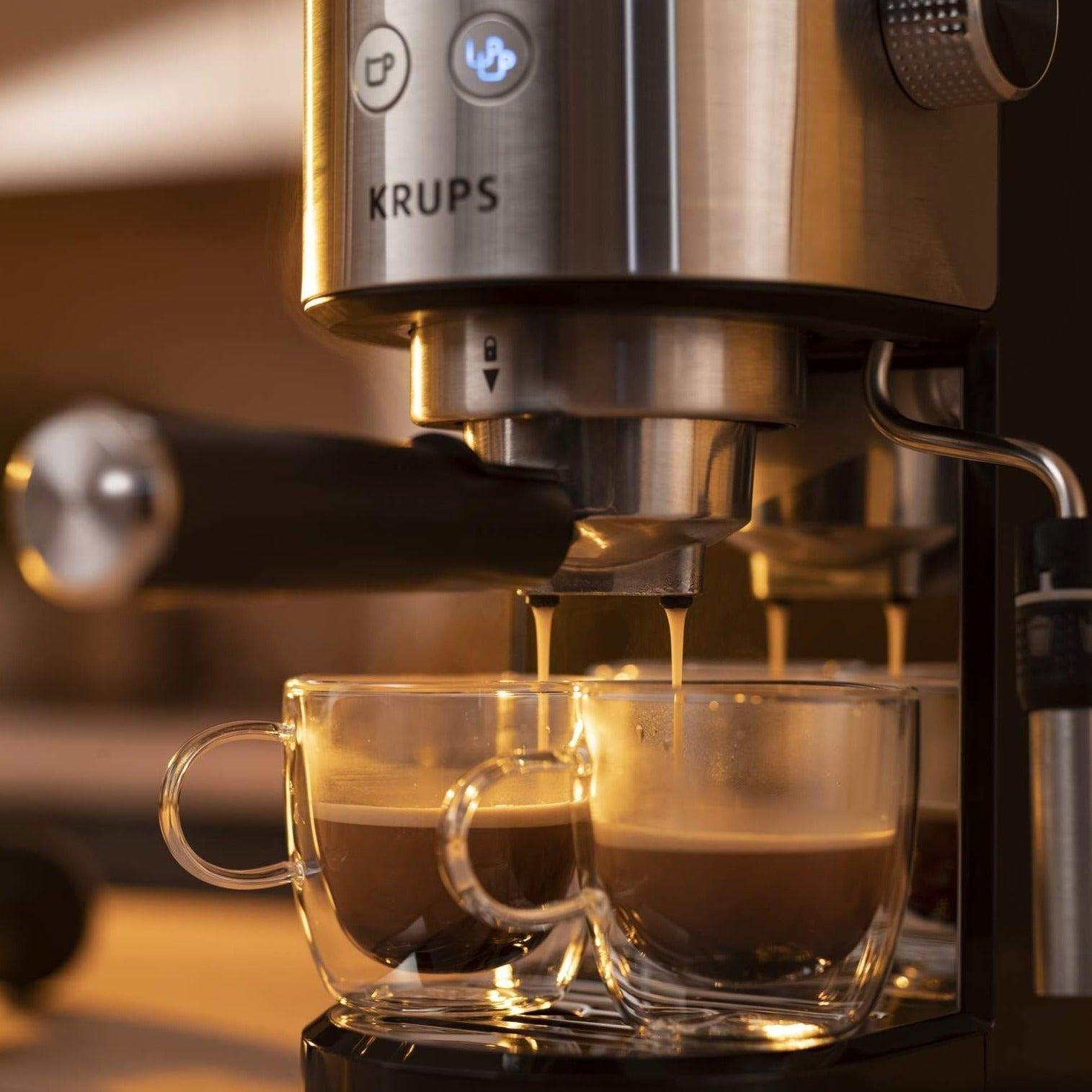 Cafetera Espresso Virtuoso Steam & Pump XP444C10/BA0 Krups2#Plata