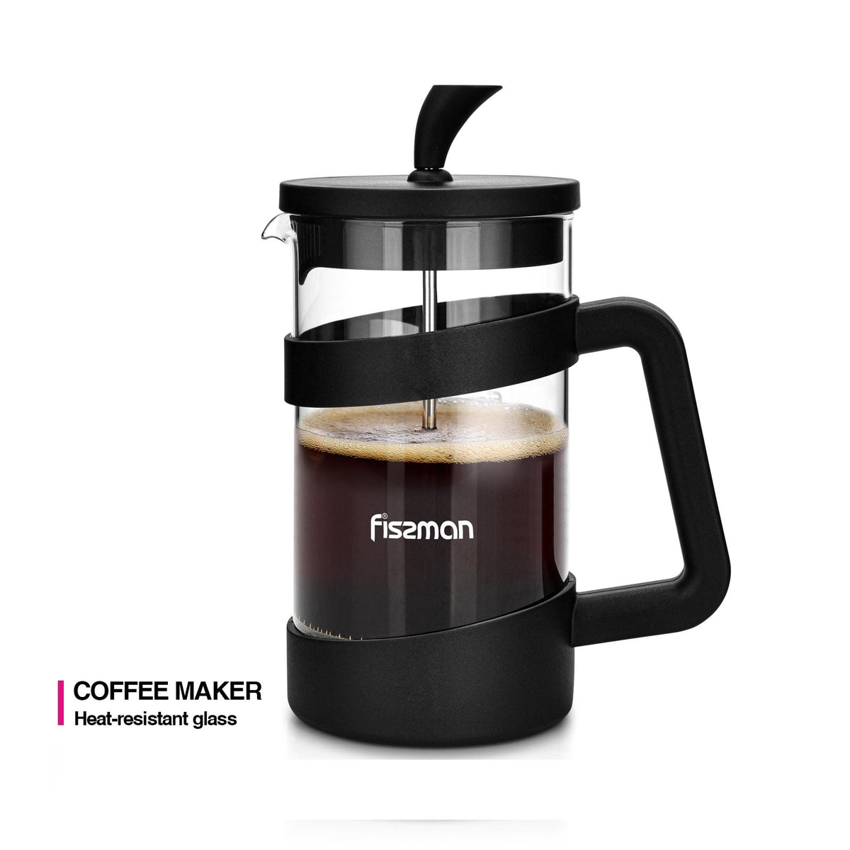 Cafetera Francesa Galao 1000 ml Fissman-Cafeteras de Prensa Francesa
