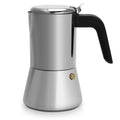Cafetera Italiana Geyser Acero 300 ml Fissman1#acero