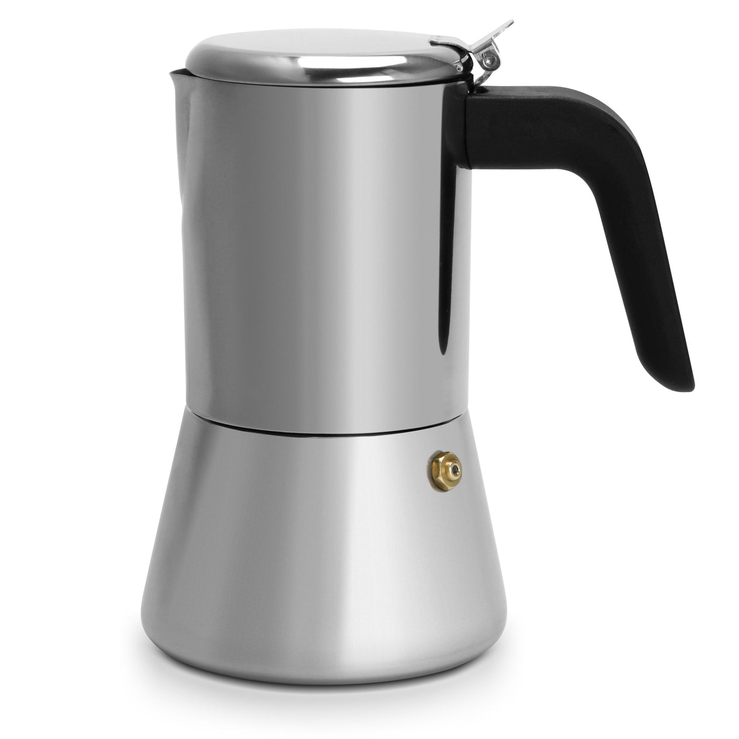 Cafetera Italiana Geyser Acero 300 ml Fissman1#acero