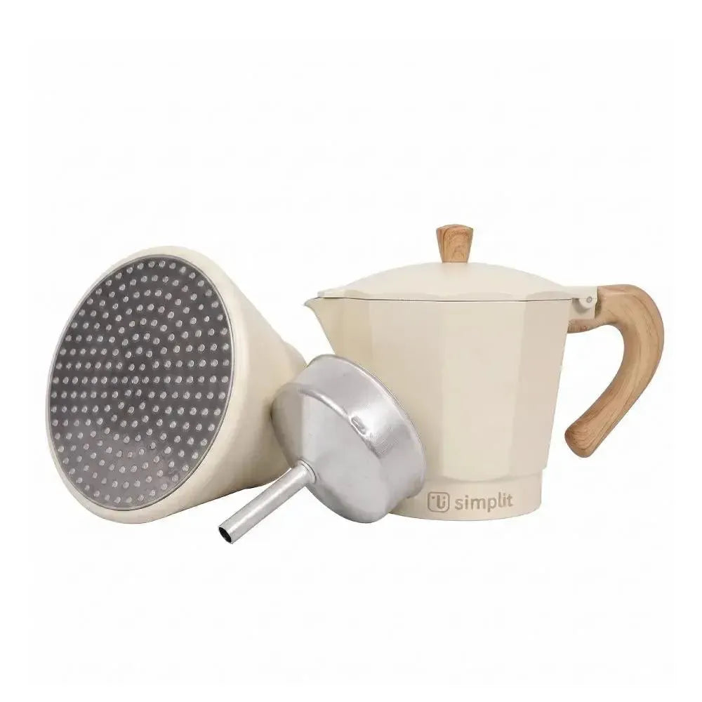 Cafetera Italiana Moka 12 Tazas 600ml Simplit-Cafeteras Italianas Moka