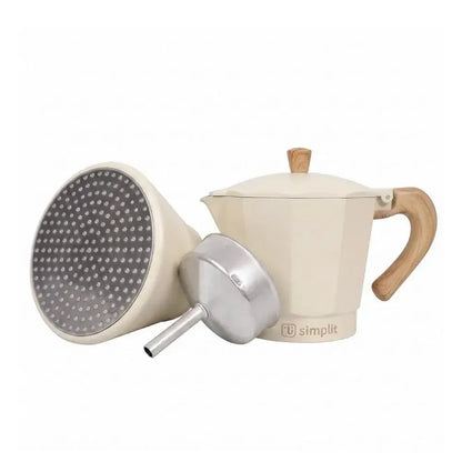 Cafetera Italiana Moka 12 Tazas 600ml Simplit-Cafeteras Italianas Moka