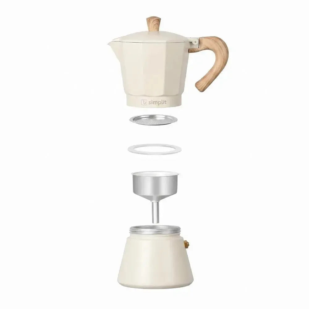 Cafetera Italiana Moka 12 Tazas 600ml Simplit-Cafeteras Italianas Moka
