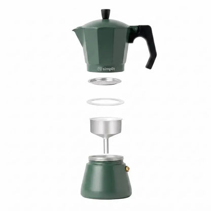 Cafetera Italiana Moka 12 Tazas 600ml Simplit-Cafeteras Italianas Moka