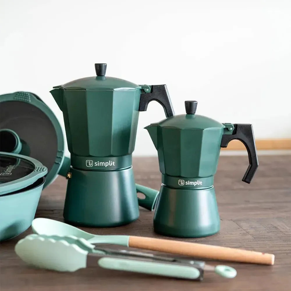 Cafetera Italiana Moka 12 Tazas 600ml Simplit-Cafeteras Italianas Moka