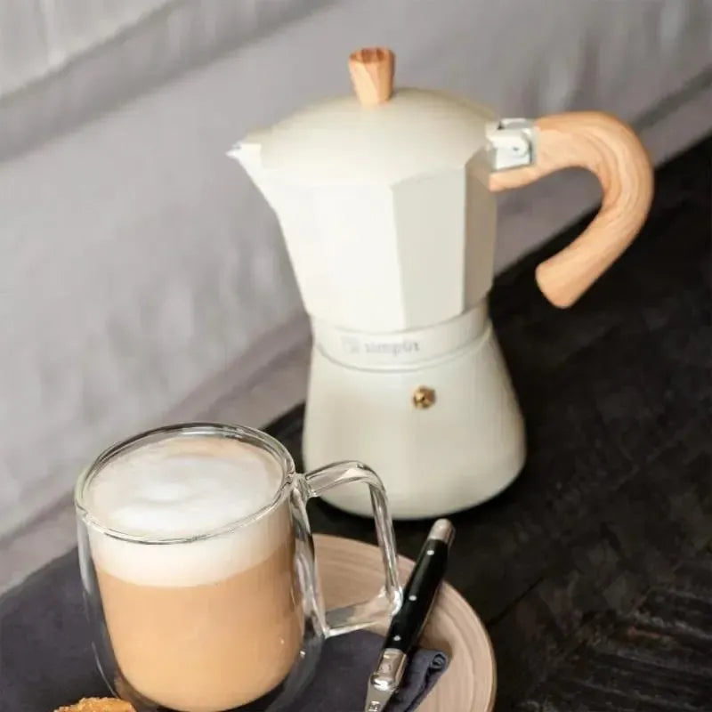 Cafetera Italiana Moka 4 Tazas 300ml Simplit-Cafeteras Italianas Moka