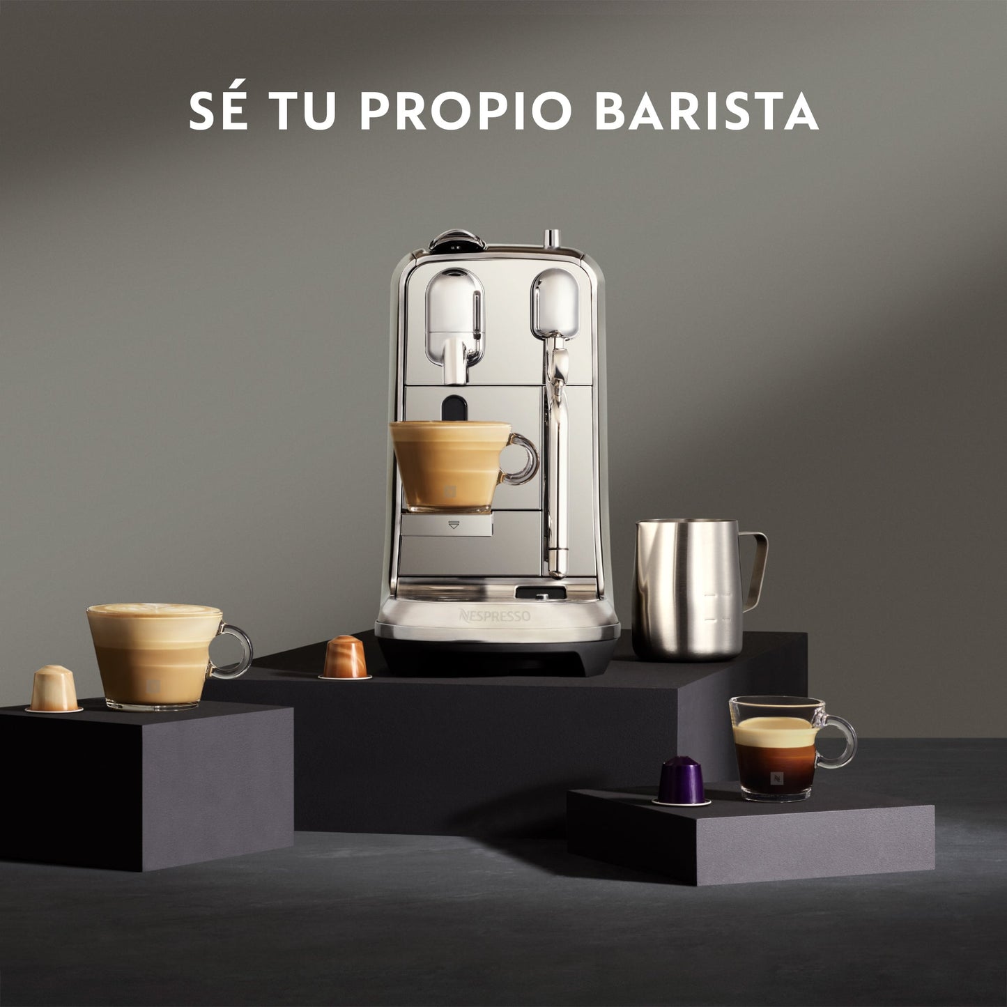 Cafetera Nespresso Creatista Plus-Cafeteras de Cápsulas