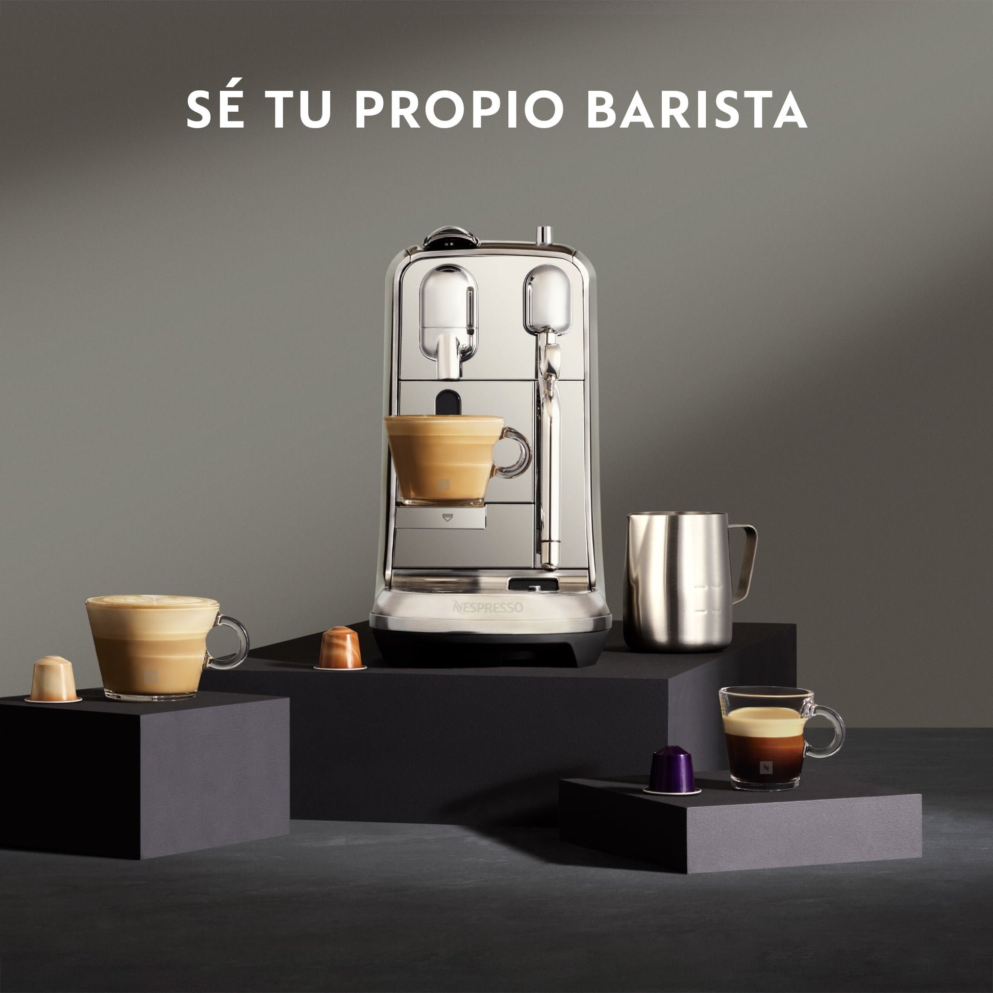 Cafetera Nespresso Creatista Plus-Cafeteras de Cápsulas