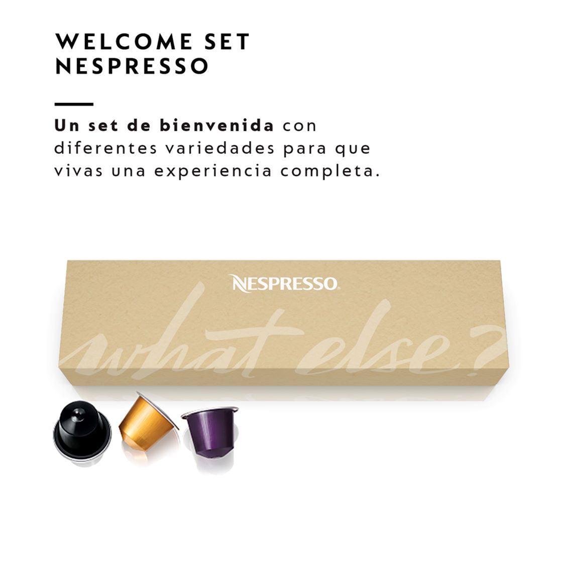 Cafetera Pixie Silver + Espumador Aeroccino Nespresso6#Plata