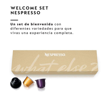 Cafetera Pixie Silver + Espumador Aeroccino Nespresso6#Plata