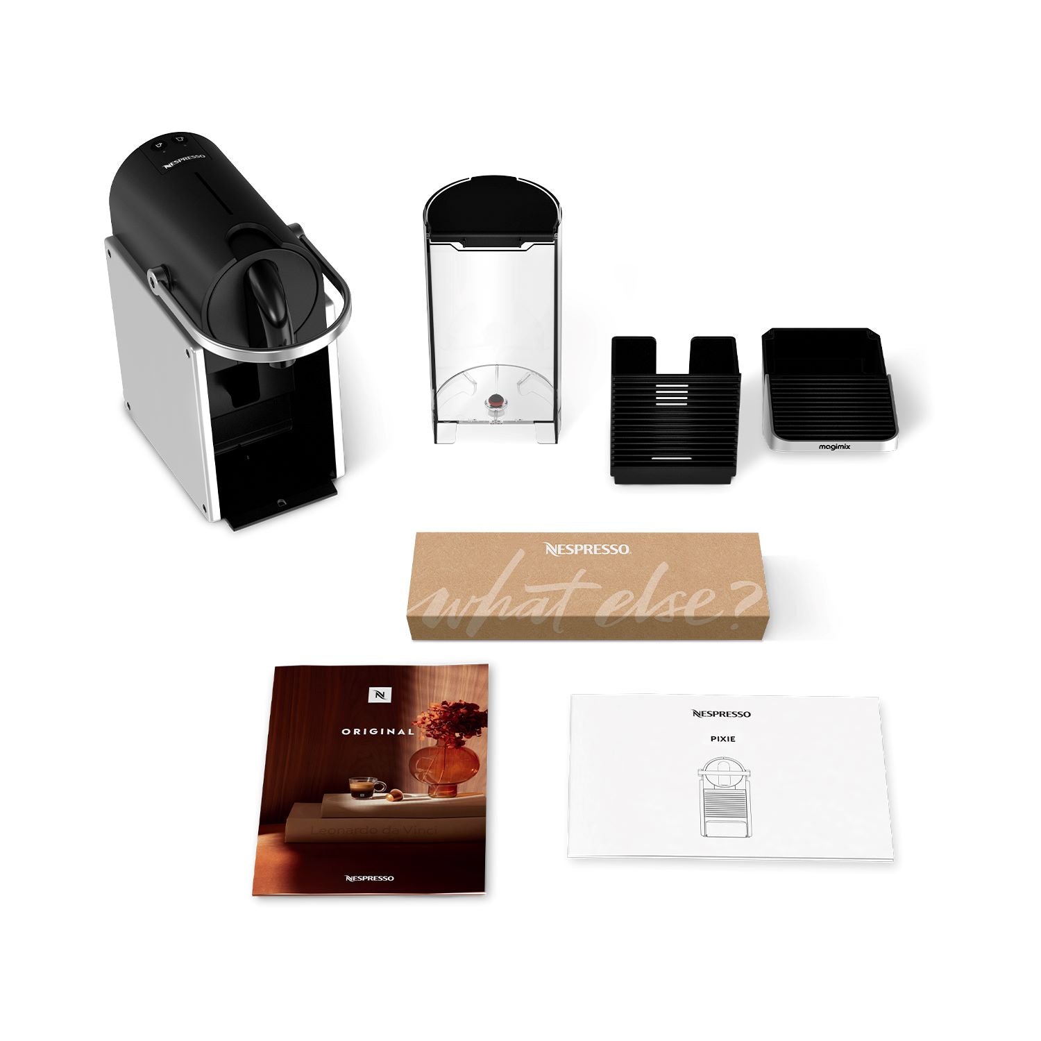 Cafetera Nespresso Pixie Silver7#Plata