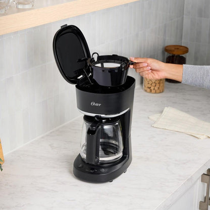 Cafetera Programable 12 Tazas Oster4#Negro