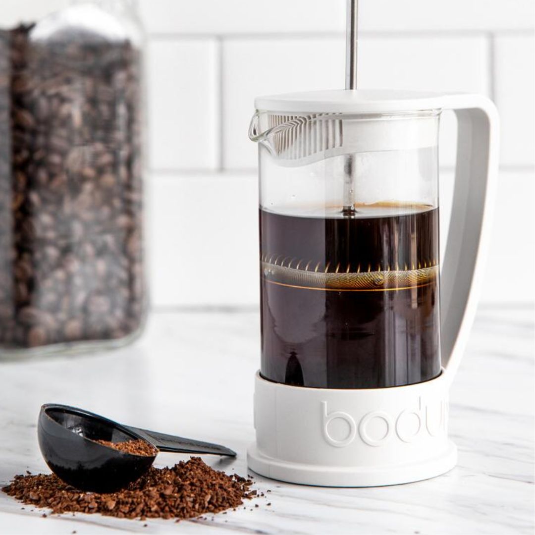 Cafetera Prensa Francesa 350 ml Bodum1#Blanco