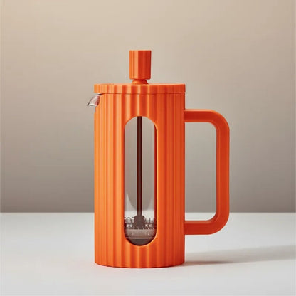 Cafetera Prensa Francesa Amalfi 350ML Naranjo Oroley2#Naranja matte