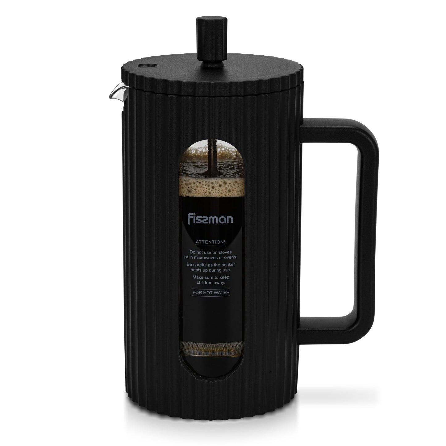 Cafetera Prensa Francesa La Negra 1000 ml Fissman2#Negro