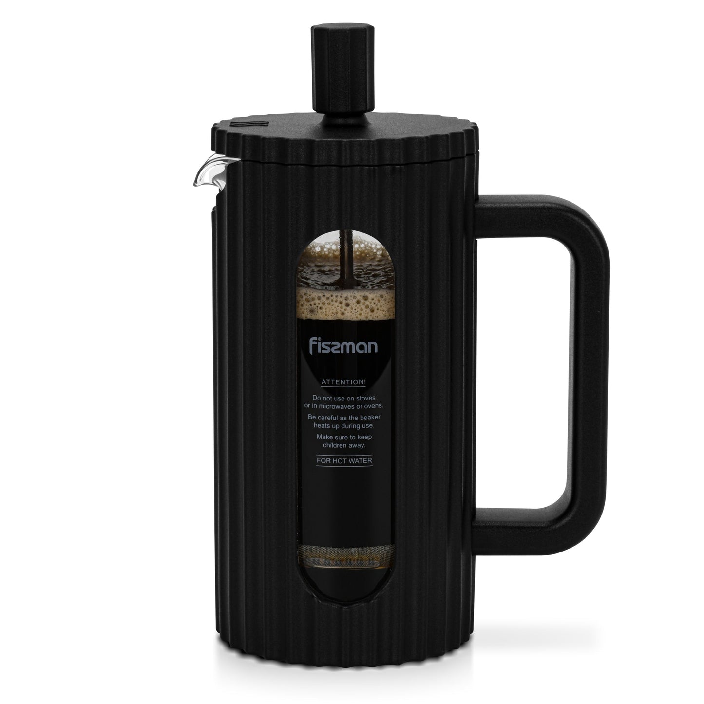 Cafetera Prensa Francesa La Negra 350 ml Fissman2#Negro