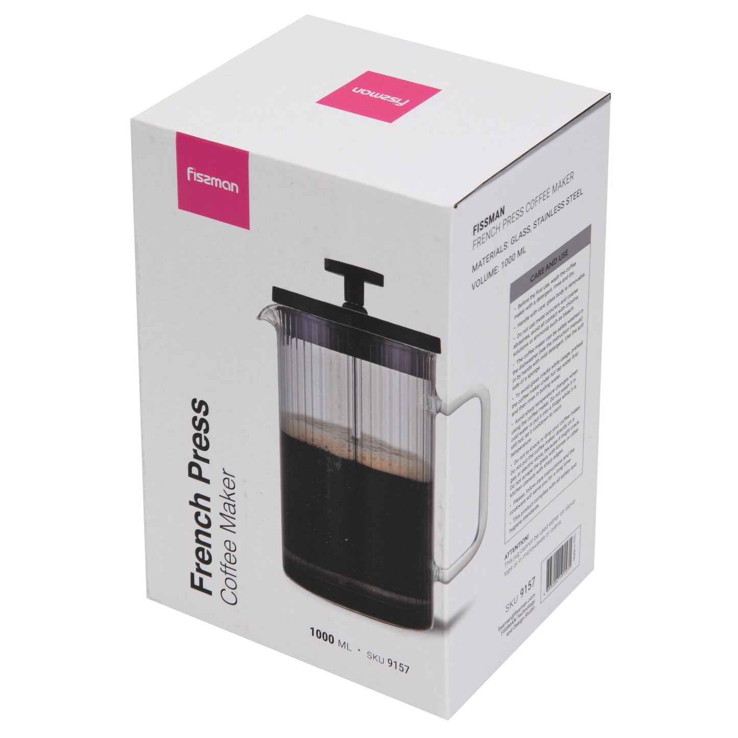 Cafetera Prensa Francesa Line 1000 ml Fissman5#Sin color