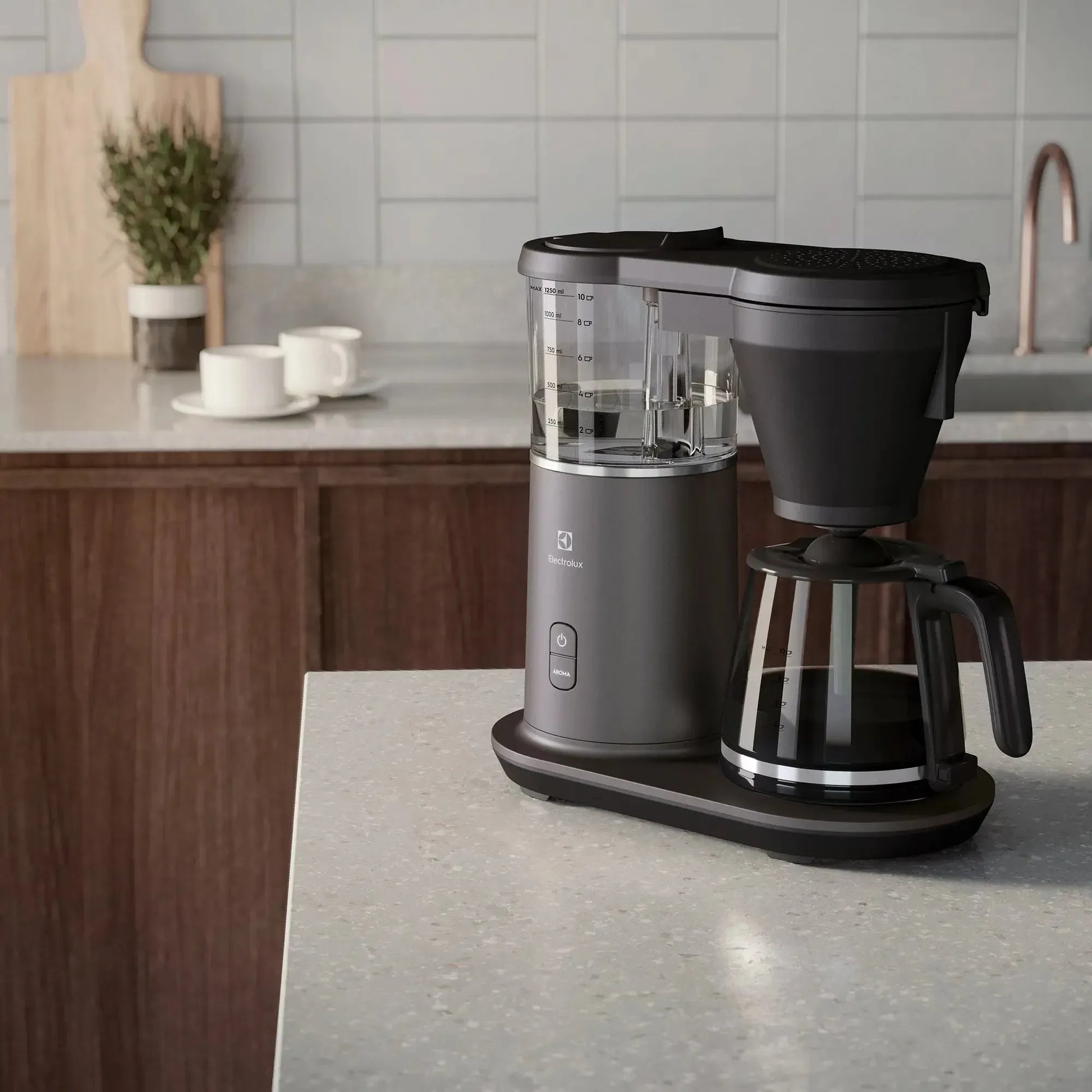 Cafetera Programable 1,25L Jarra Vidrio 1600W CMP70 Electrolux-Cafeteras a Goteo