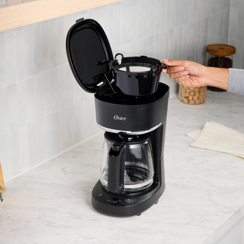 Cafetera a Goteo Programable Capacidad 12 Tazas BVSTDCP121B Oster5#Negro