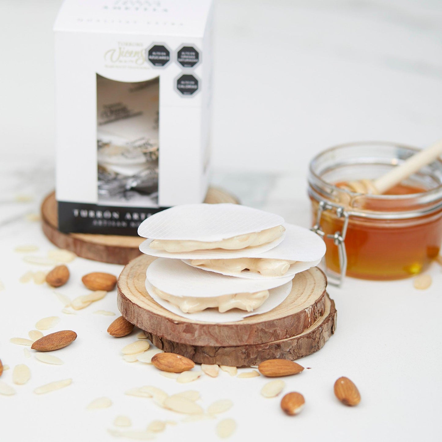 Caja Mini Turrones Artesanos Agramunt de Almendra 150g Vicens