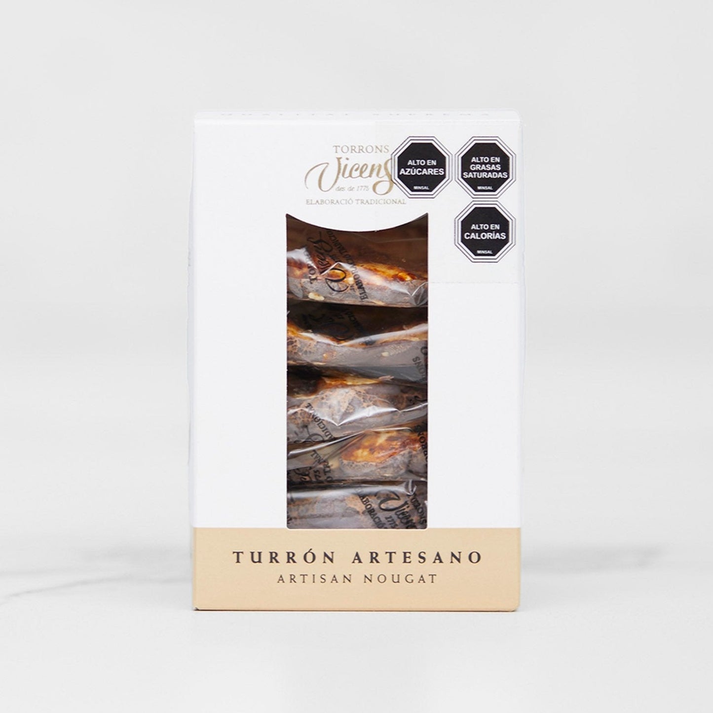 Caja Mini Turrones Artesanos Souffle Almendra 150g Vicens