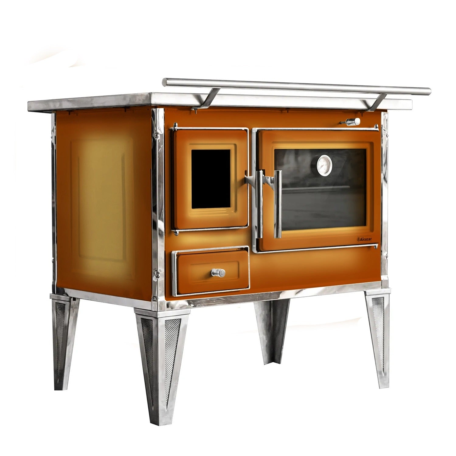Cocina A Leña Calbuco L 70 Alcazar14#Cobre