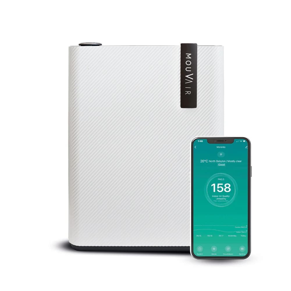 Purificador de Aire con humidificador Calm Mouvair3#Blanco