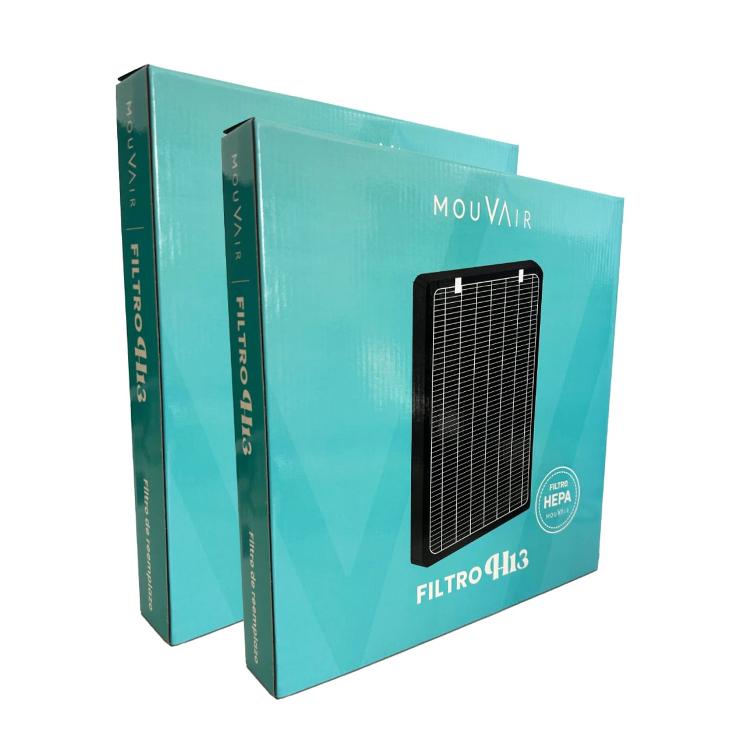 Filtros Reemplazo Purificador Calm HEPA H13 Mouvair2#Negro