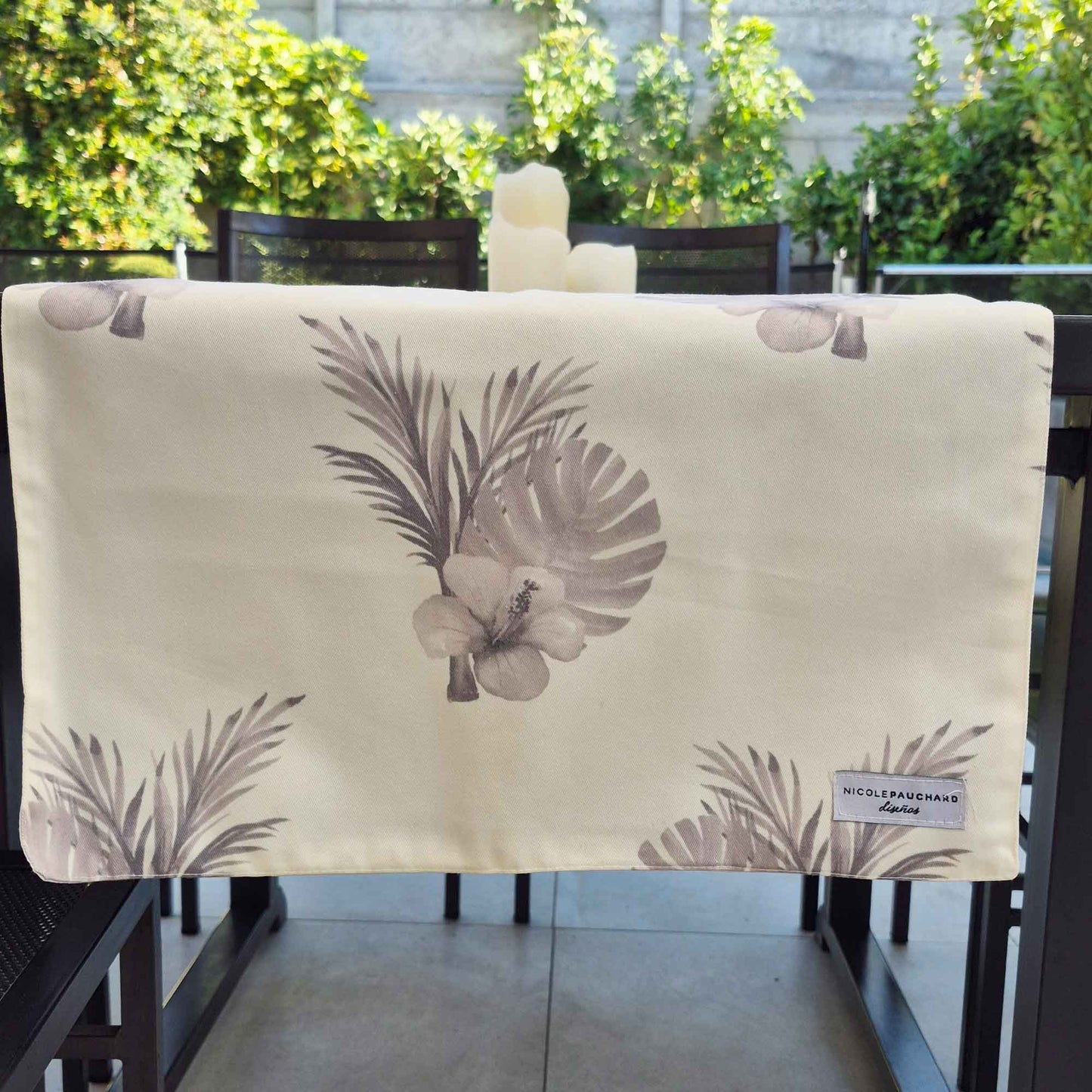 Camino de Mesa Ana María Nicole Pauchard Diseños3#Blanco