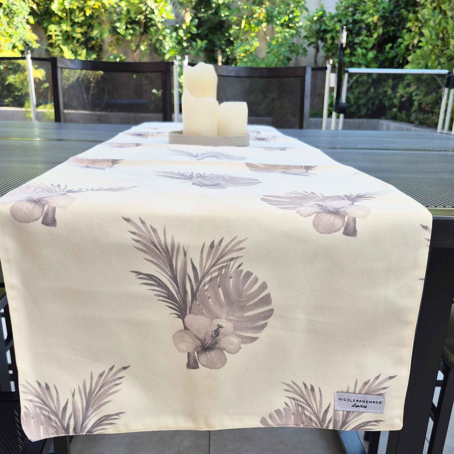 Camino de Mesa Ana María Nicole Pauchard Diseños1#Blanco