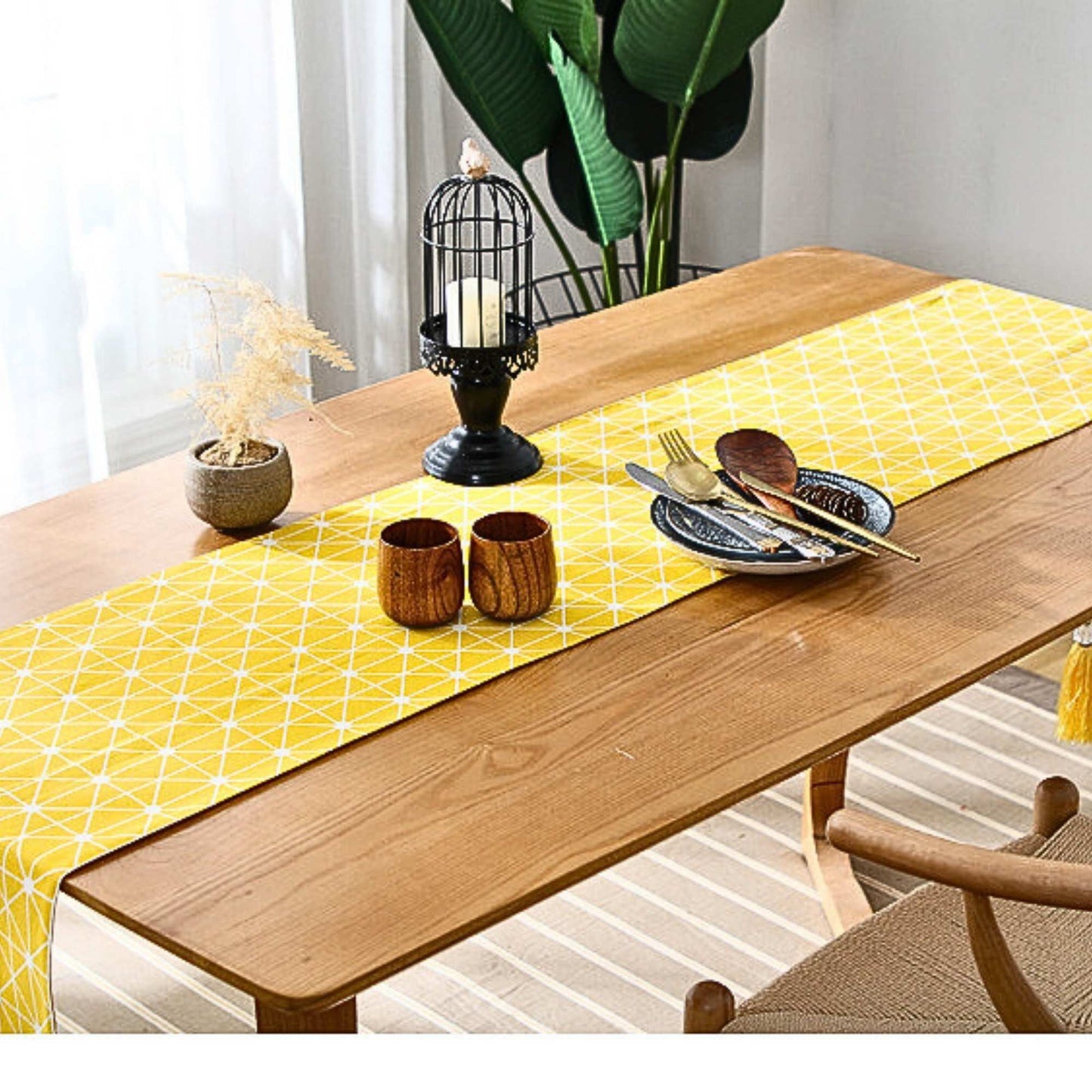 Camino de Mesa Carolina Bohemik3#Amarillo