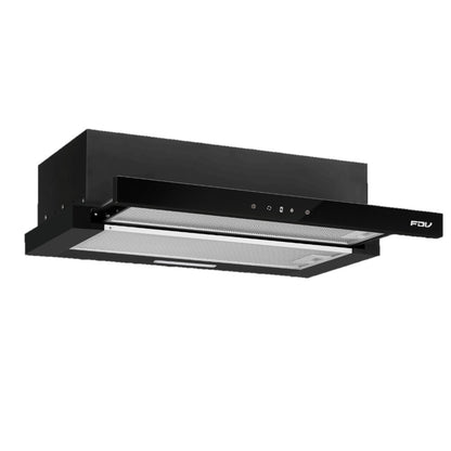 Campana Bajo Mueble City Black Touch 60 cm 452 m3/h FDV - Caja Dañada-Campanas Bajo Mueble