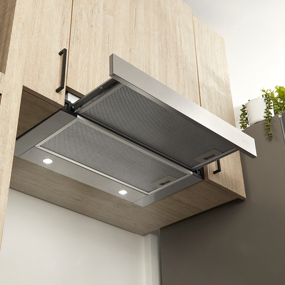 Campana Bajo Mueble Neu Flow 60 cm 210 m3/h Kubli - Caja Dañada-Campanas Bajo Mueble