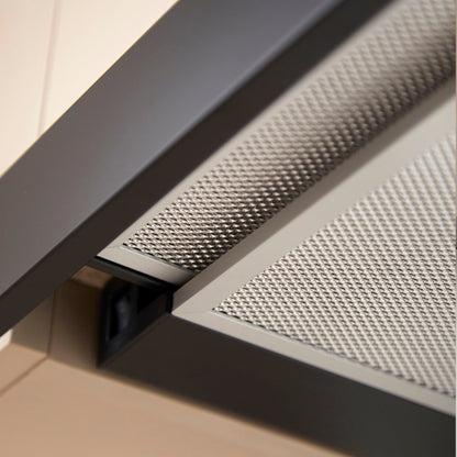 Campana Bajo Mueble Neu Flow Black 60 cm 210 m3/h Kubli - Caja Dañada-Campanas Bajo Mueble