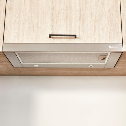 Campana Bajo Mueble Neu Slider 60 cm 350 m3/h Kubli - Caja Dañada-Campanas Bajo Mueble