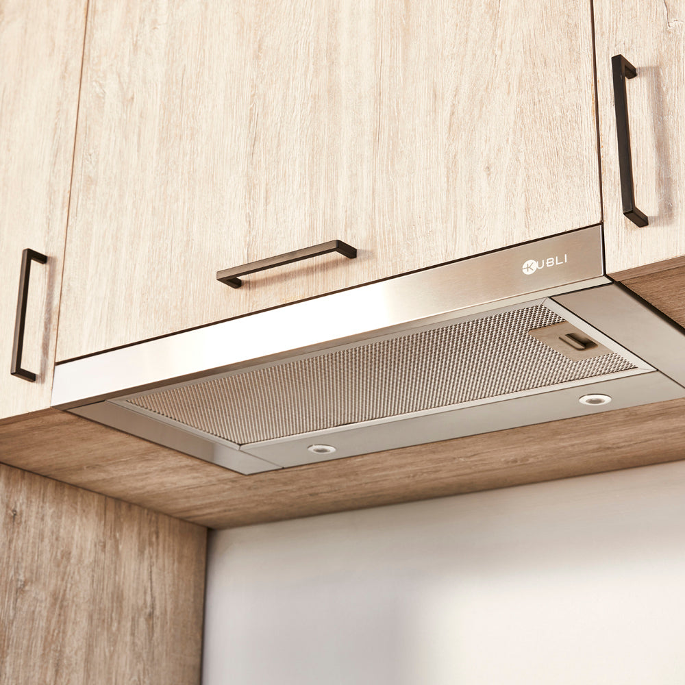 Campana Bajo Mueble Neu Slider 60 cm 350 m3/h Kubli - Caja Dañada-Campanas Bajo Mueble
