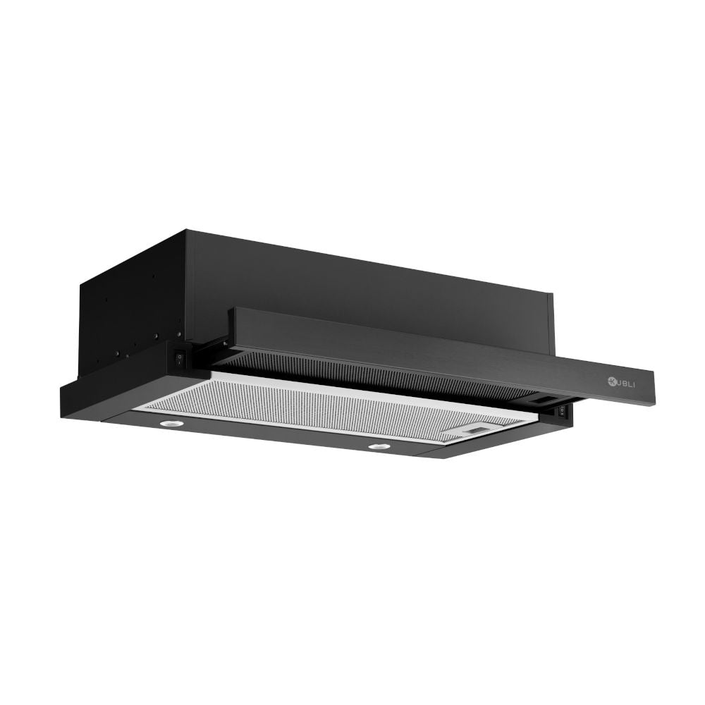 Campana Bajo Mueble Neu Slider Black 60 cm 350 m3/h Kubli - Caja Dañada-Campanas Bajo Mueble