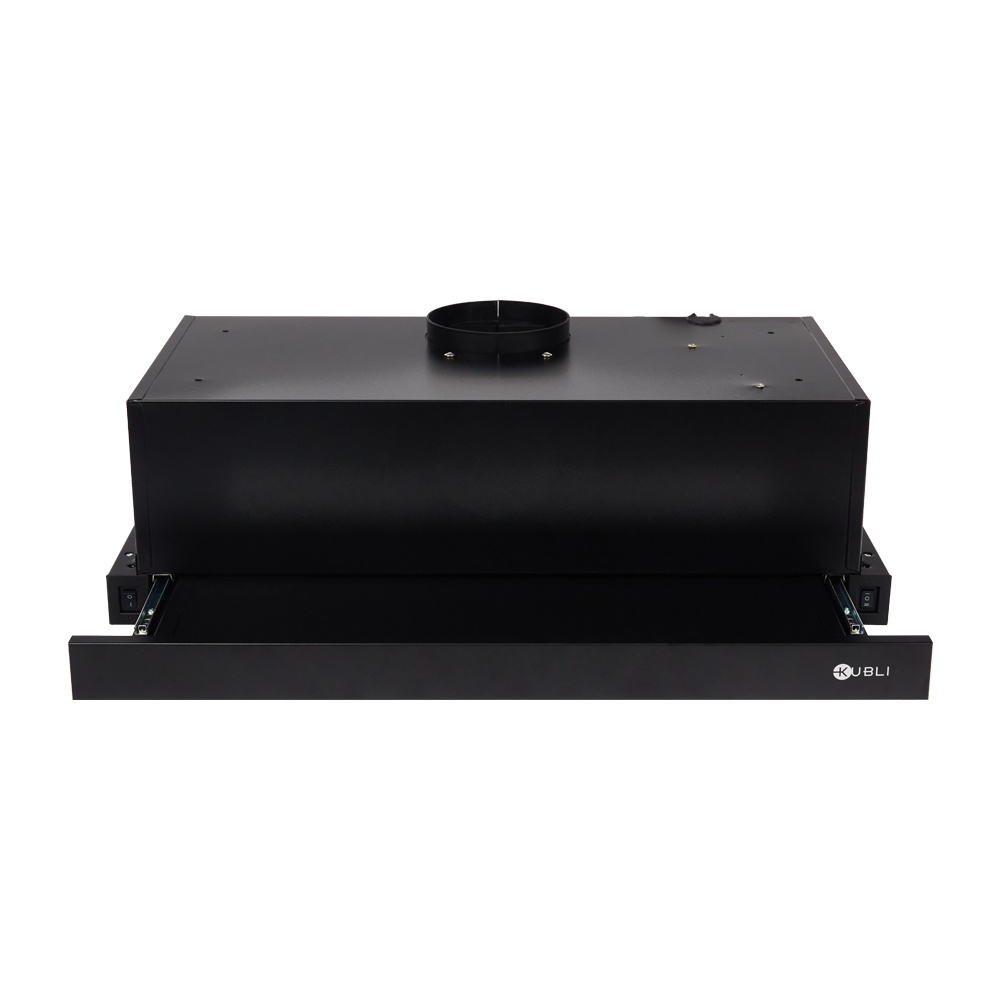 Campana Bajo Mueble Neu Slider Black 60 cm 350 m3/h Kubli - Caja Dañada-Campanas Bajo Mueble