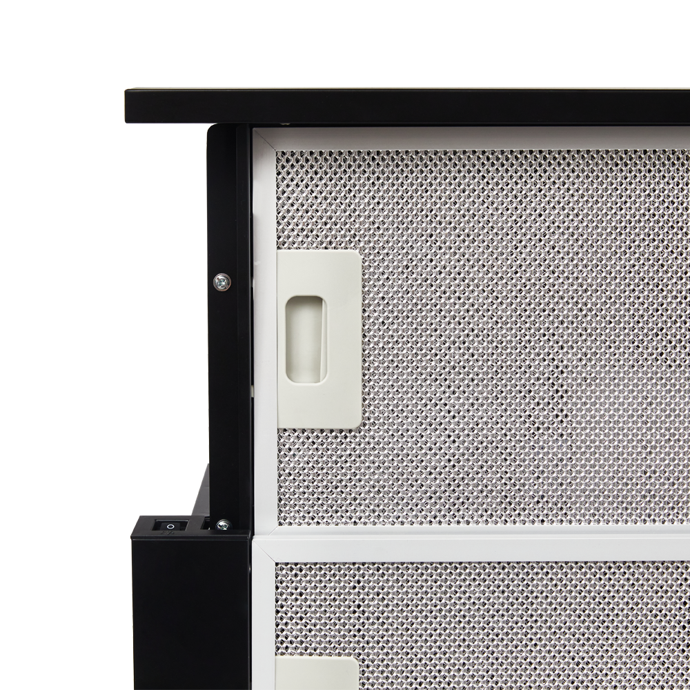 Campana Bajo Mueble Neu Slider Black 60 cm 350 m3/h Kubli - Caja Dañada-Campanas Bajo Mueble
