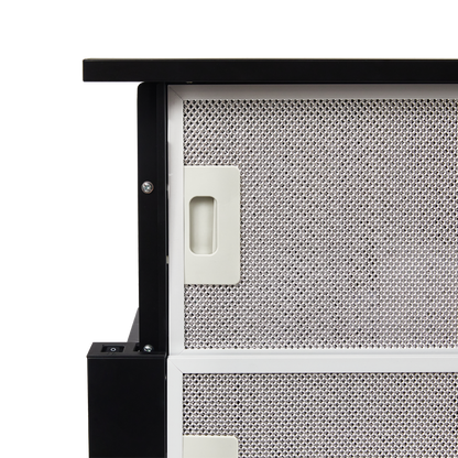Campana Bajo Mueble Neu Slider Black 60 cm 350 m3/h Kubli - Caja Dañada-Campanas Bajo Mueble