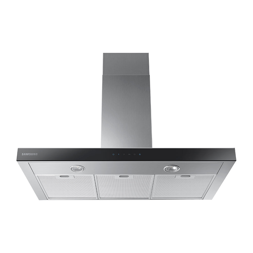 Campana con filtro lavable de aluminio, luces LED y control táctil de 90 cm 1#Gris