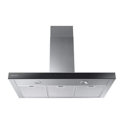 Campana con filtro lavable de aluminio, luces LED y control táctil de 90 cm 1#Gris