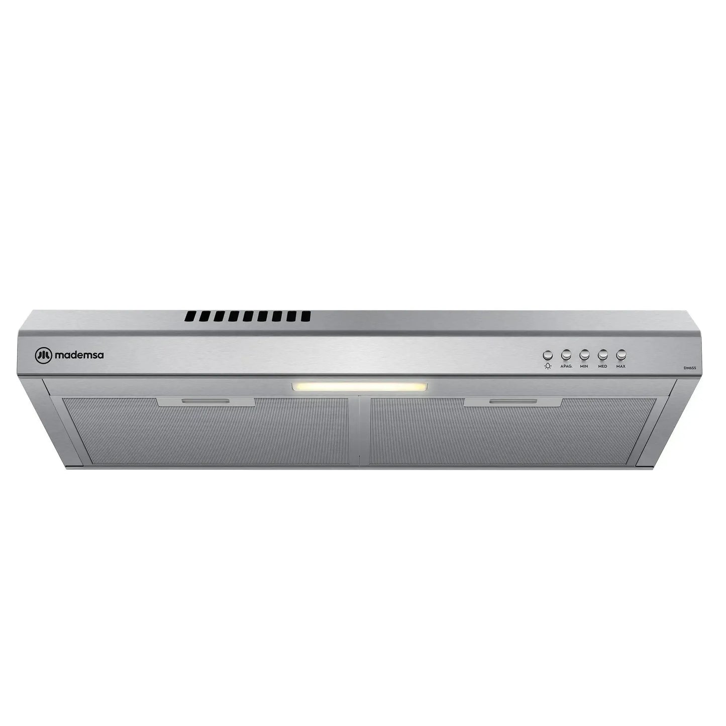 Campana de Cocina Extractora 60cm Gran Poder Succión DM6SS Mademsa-Campanas Bajo Mueble