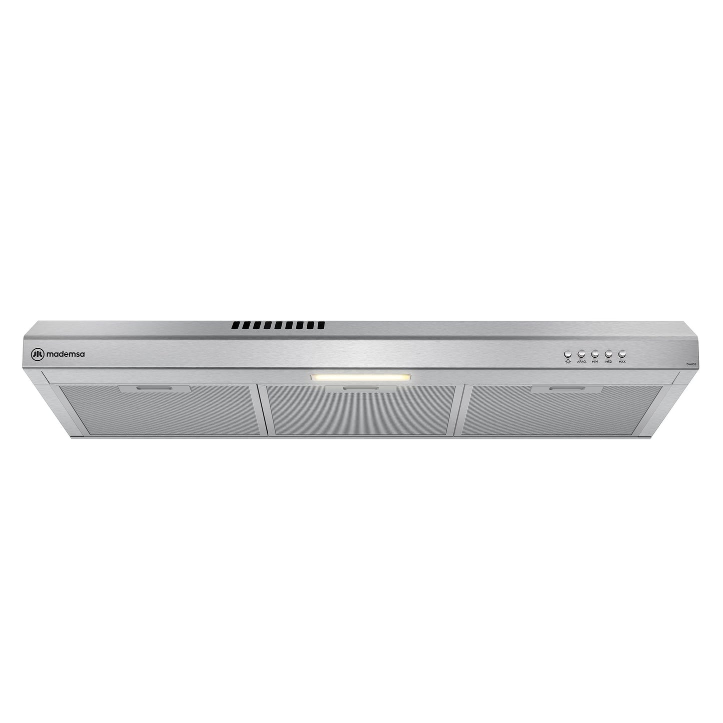 Campana de Cocina Extractora 80cm Gran Poder Succión DM8SS Mademsa-Campanas Bajo Mueble