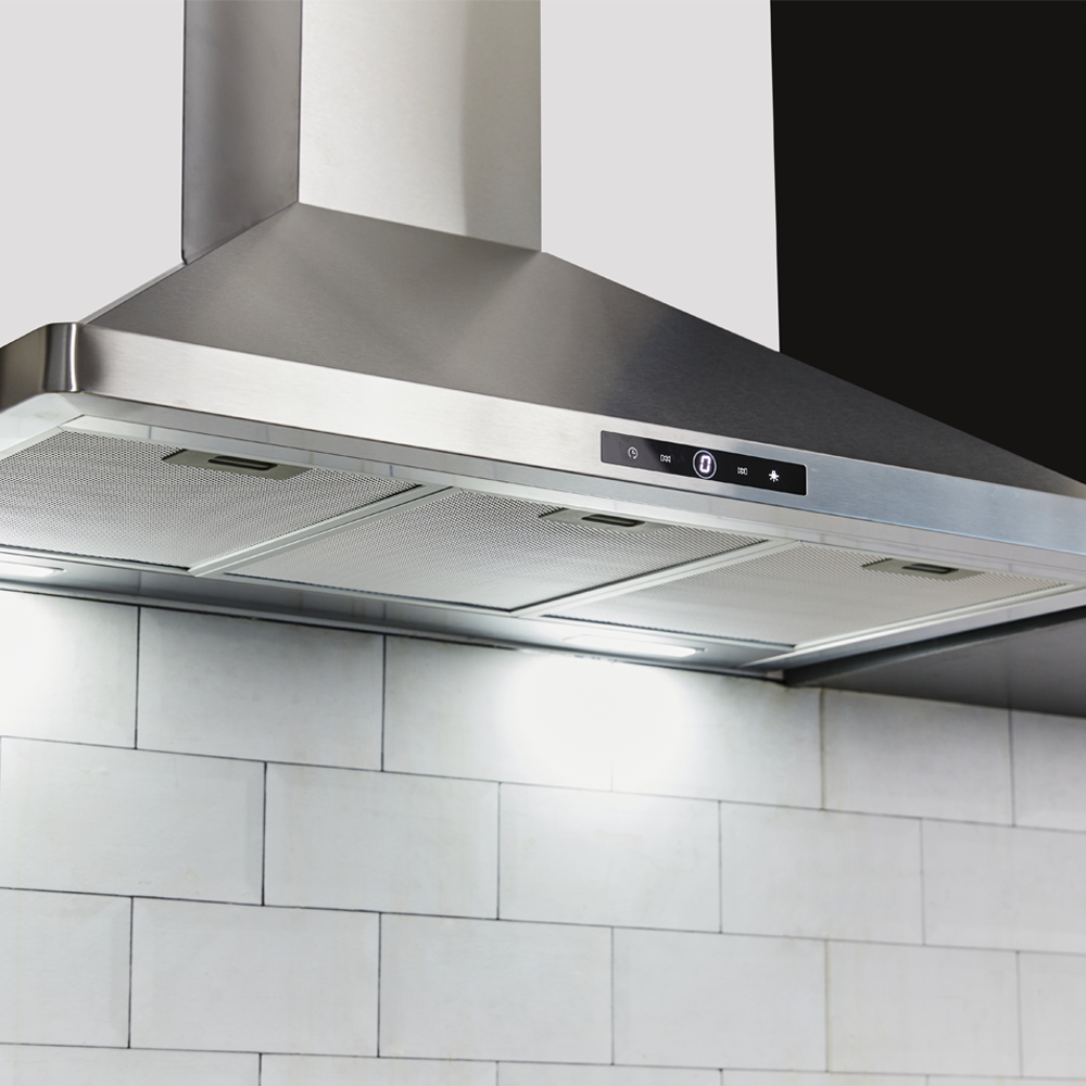 Campana de Pared Conic 90 cm 750 m3/h FDV - Caja Dañada-Campanas de Pared
