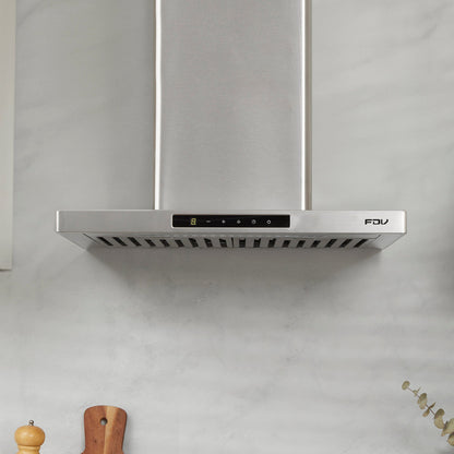 Campana de Pared Elite 60 cm 500 m3/h FDV - Caja Dañada-Campanas de Pared