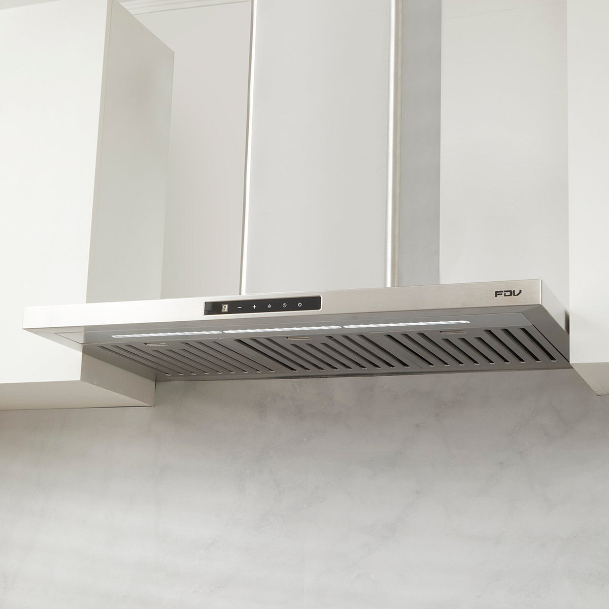 Campana de Pared Elite 90 cm 700 m3/h FDV - Caja Dañada-Campanas de Pared