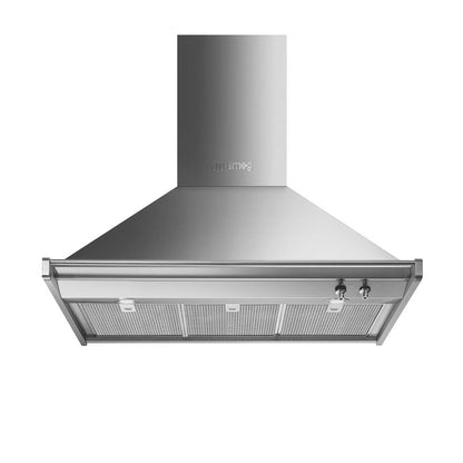 Campana de Pared Piramidal KD90HXE 90 cm 815 m3/h Smeg - Caja Dañada-Campanas de Pared