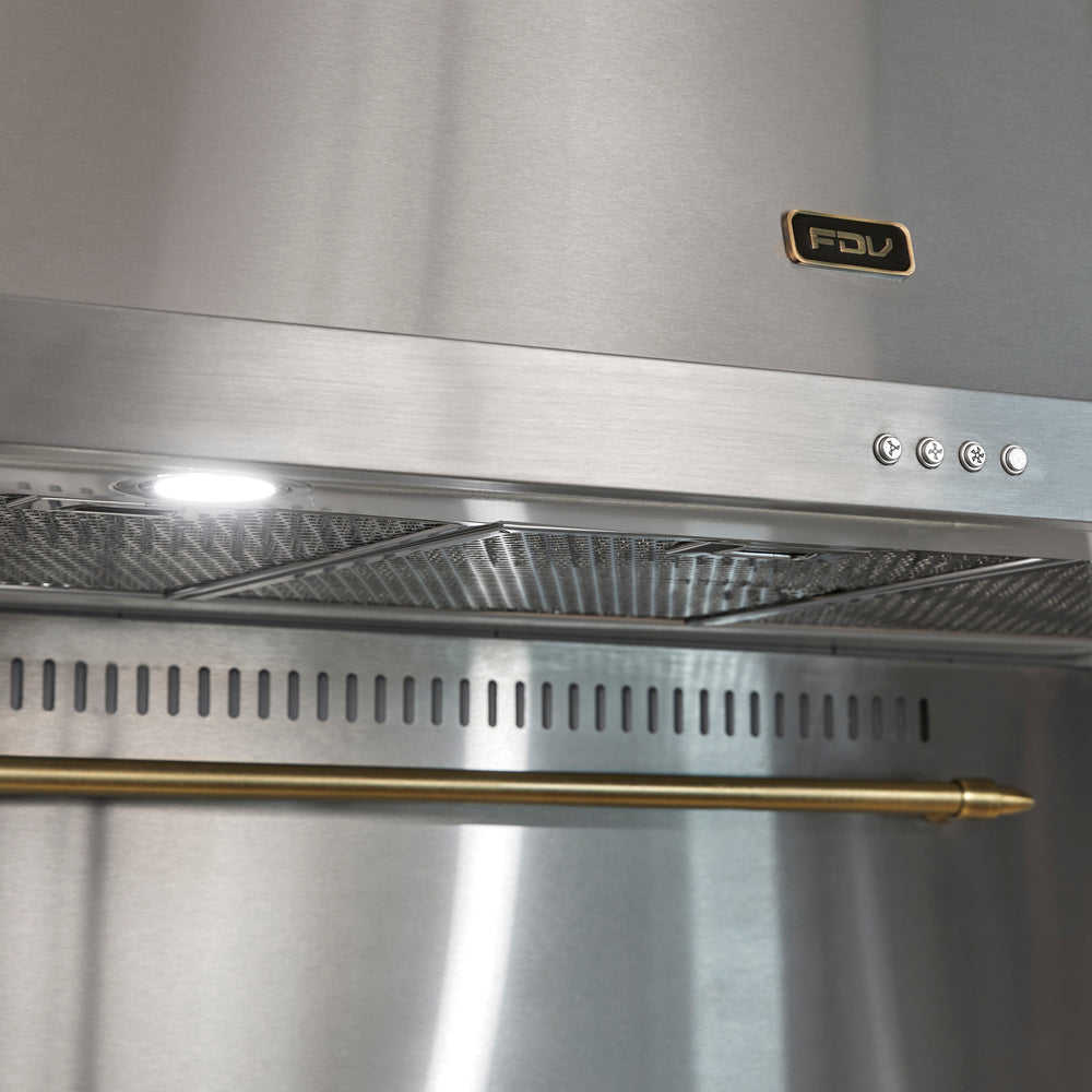 Campana de Pared Unique 90 cm 780 m3/h FDV - Caja Dañada-Campanas de Pared