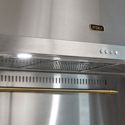 Campana de Pared Unique 90 cm 780 m3/h FDV - Caja Dañada-Campanas de Pared